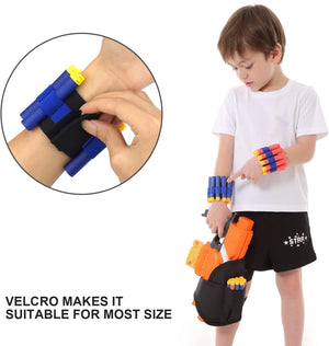 Kids Tactical Waist Bag and Dart Wrister Kit for Nerf Guns N-Strike