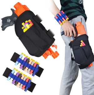 Kids Tactical Waist Bag and Dart Wrister Kit for Nerf Guns N-Strike