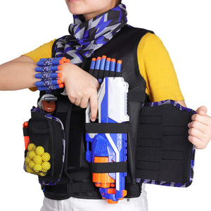 Detachable Tactical Vest Kits for Nerf Guns N-Strike Elite Series