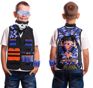 Skele Cool Kids Tactical Vest Kit for Nerf Guns N-Strike Elite Series