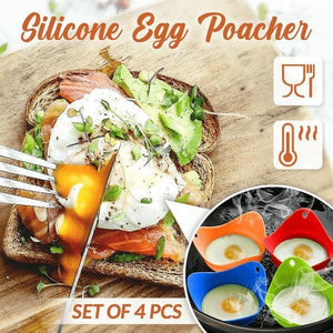 EasiPoach™ Silicone Egg Poacher (Set of 4)